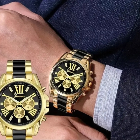 Gold and Black Espen Watch - Picture 4 of 4